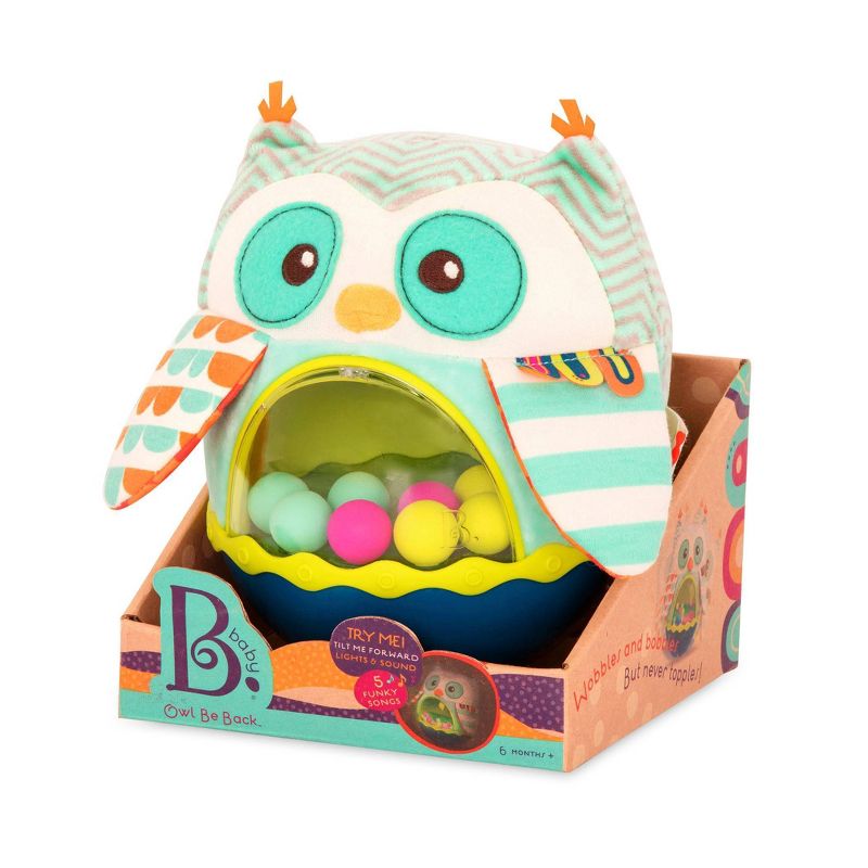 B. toys Roly-Poly Baby Toy - Owl Be Back