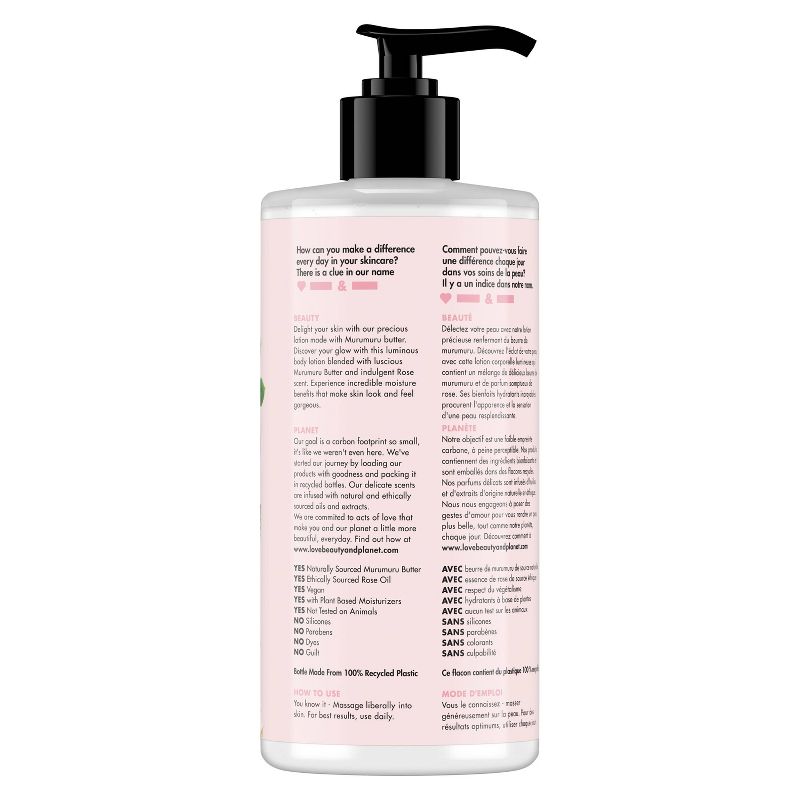 Love Beauty and Planet Murumuru and Rose Oil Lotion - 3ct/13.5 fl oz each