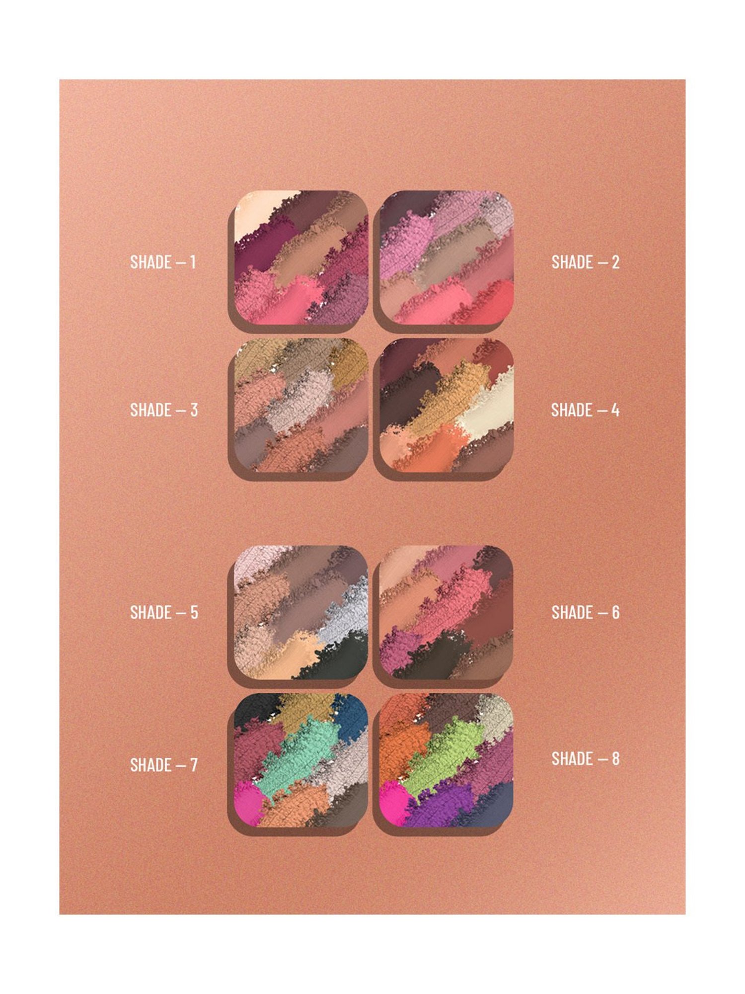 SWISS BEAUTY Ultimate Eyeshadow Palette Shade 3 - 6 gm