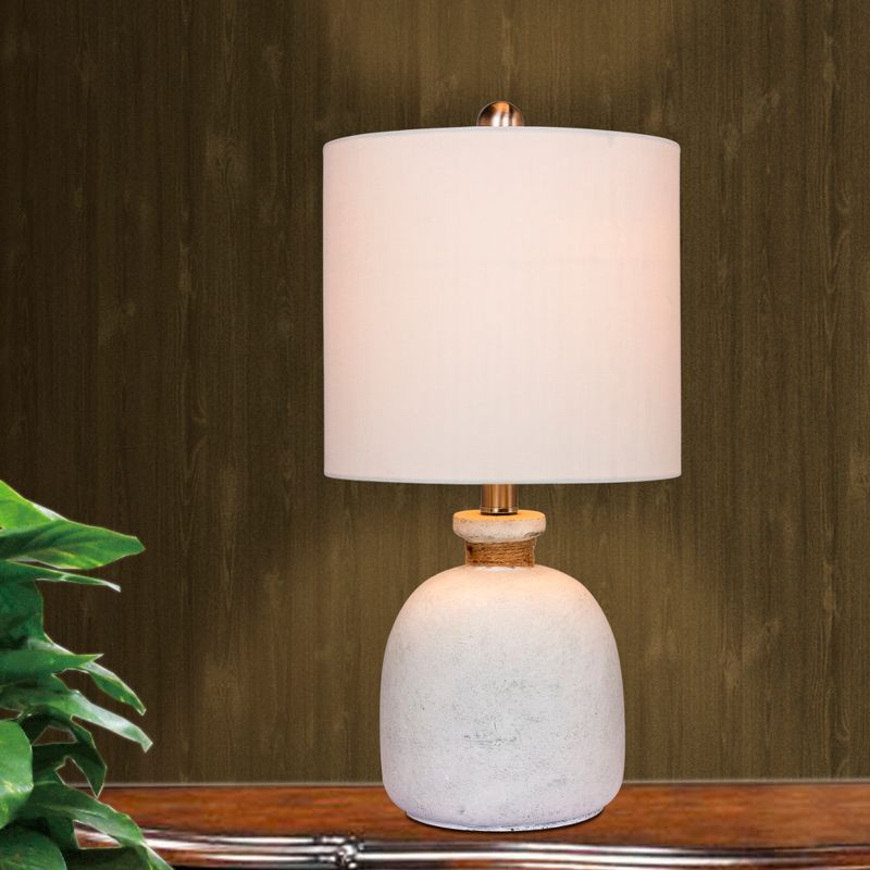 Coastal Glass Table Lamp White  - Fangio Lighting