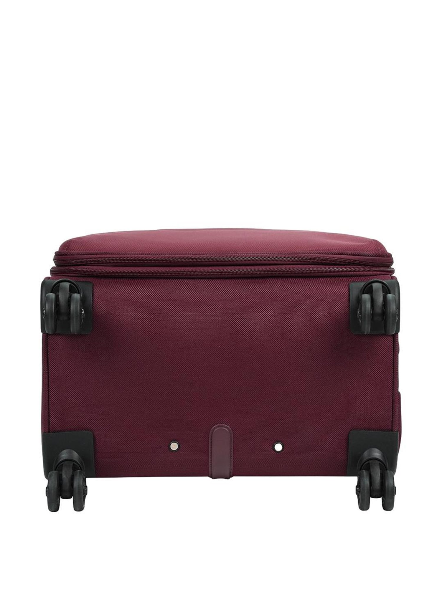 Aristocrat Red Solid Soft Cabin Trolley Bag - 26 cm