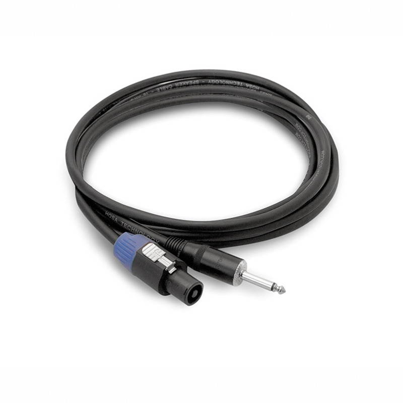 Hosa SKT-450Q 14-Gauge Speakon to 1/4" Inch Speaker Cable, 50 Foot