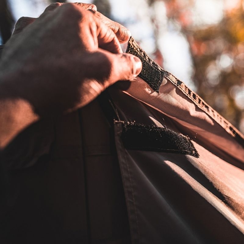 Gazelle GG501DS Easy Pop Up, Portable, Waterproof, UV-Resistant 4-Person Camping and Outdoors Gazebo Day Tent with Mesh Windows, Desert Sand