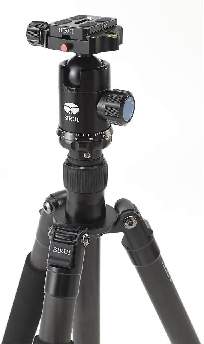 Sirui ET-2204 3-section Aluminum Tripod with E-20 BallHead - Black #SUET2204