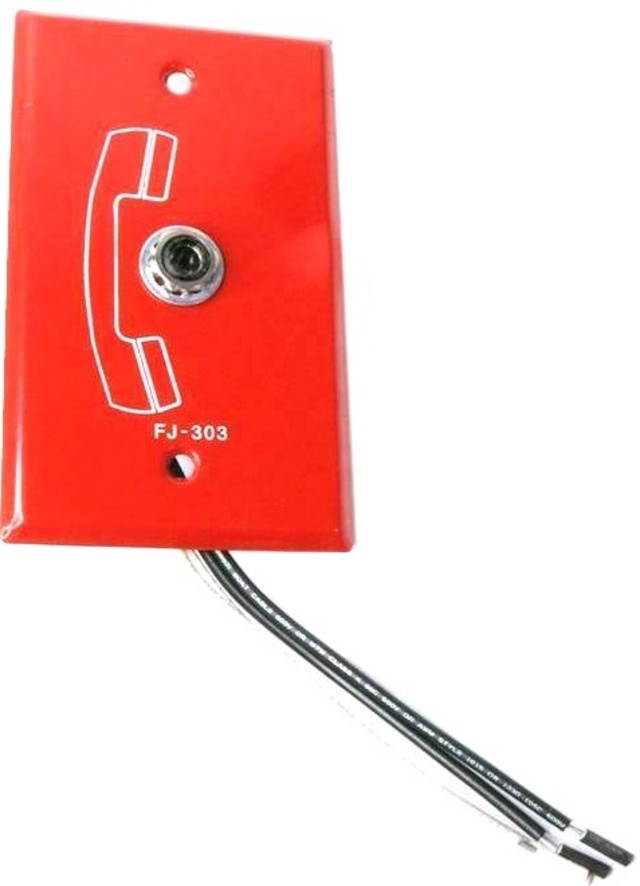 Siemens 500-690975 FJ-303 Field Mounted Phone Jack - Red