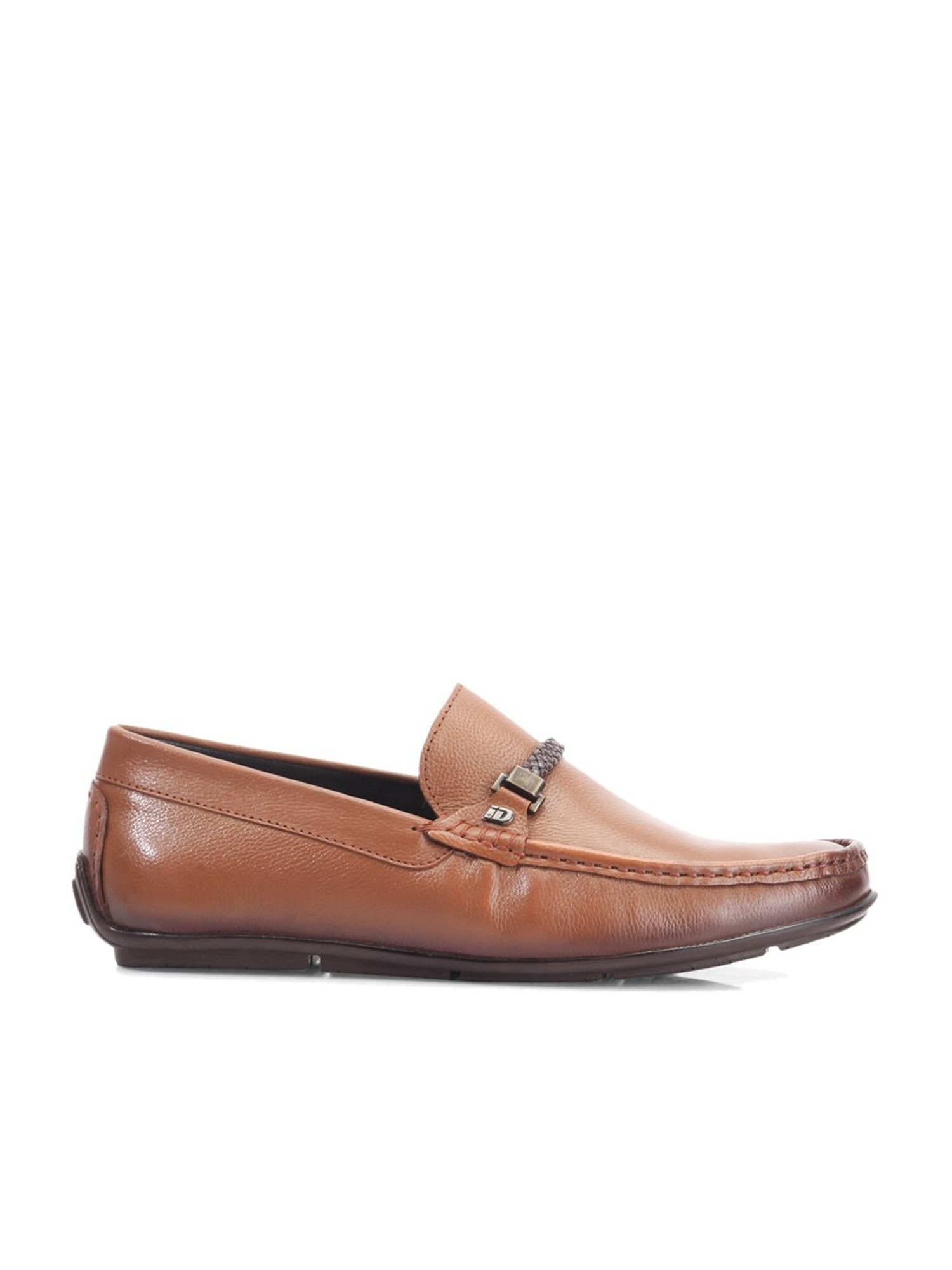ID Men's Tan Casual Loafers