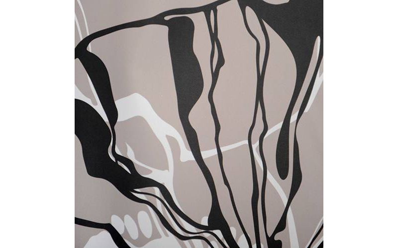Fabulous Shower Curtain Black/Taupe - Moda at Home