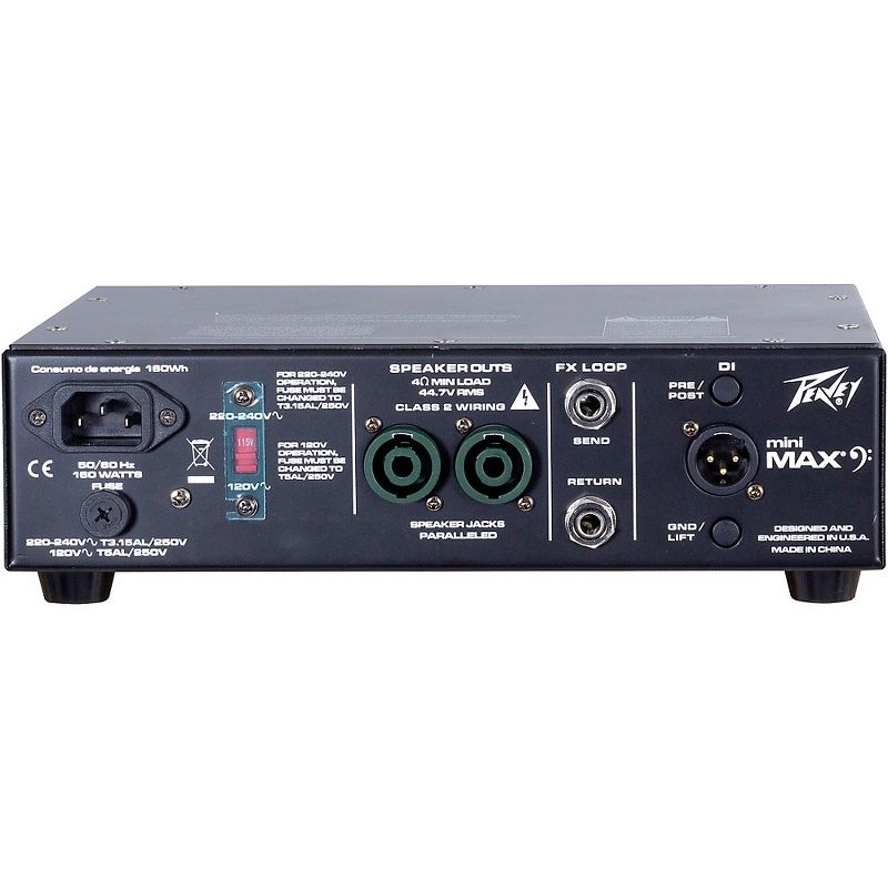 Peavey MiniMAX 500W Bass Amp head Black