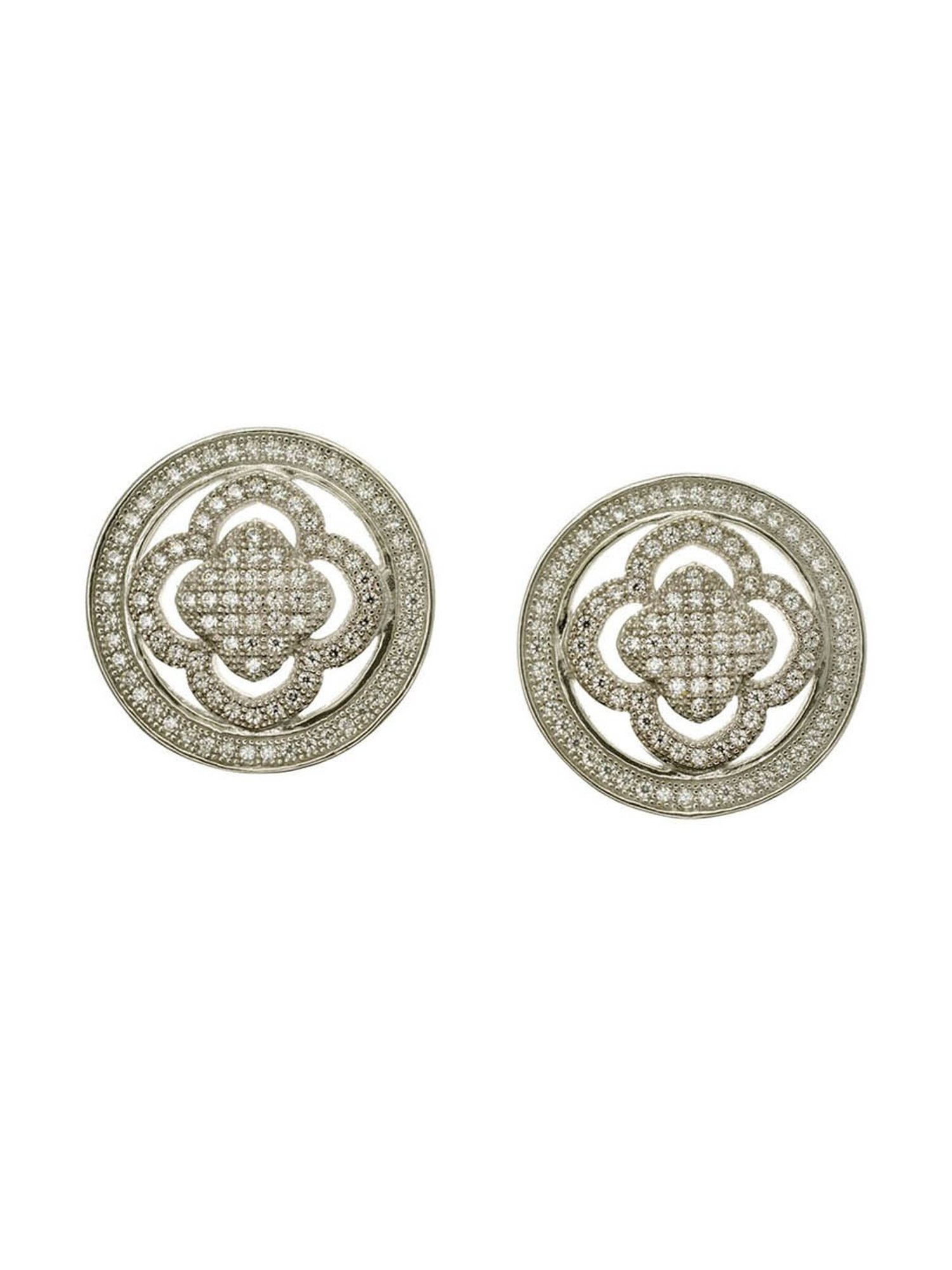 The Real Effect London Classic Collection 800 Silver Earrings for Women