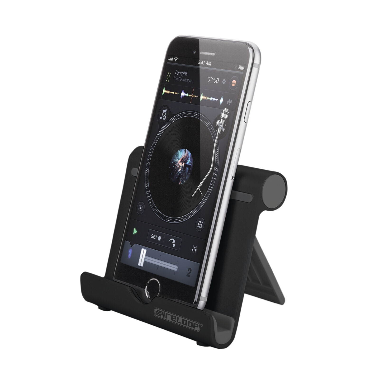 Reloop Tablet Stand - Compact and Retractable Stand for Tablets and Smart Phones