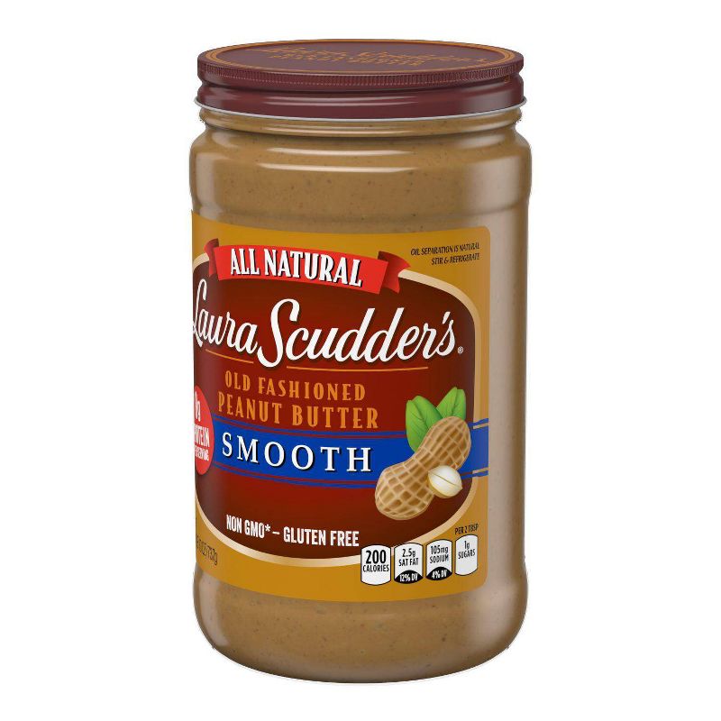 Laura Scudder Natural Creamy Peanut Butter - 26oz