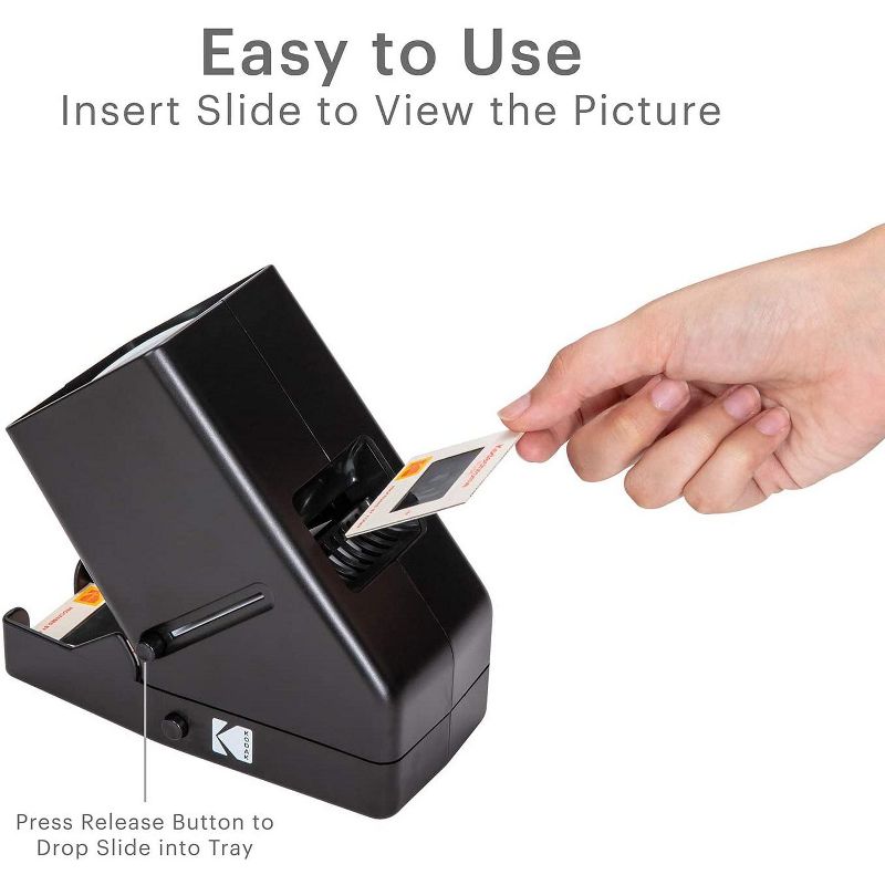 KODAK 35mm Slide and Film Viewer - Battery Operation, 3X Magnification, LED Lighted Viewing &ndash; for 35mm Slides & Film Negatives
