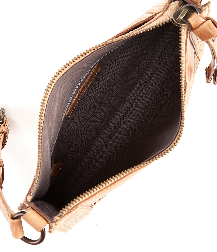 Frye Melissa Patchwork Leather Top Zip Crossbody Bag