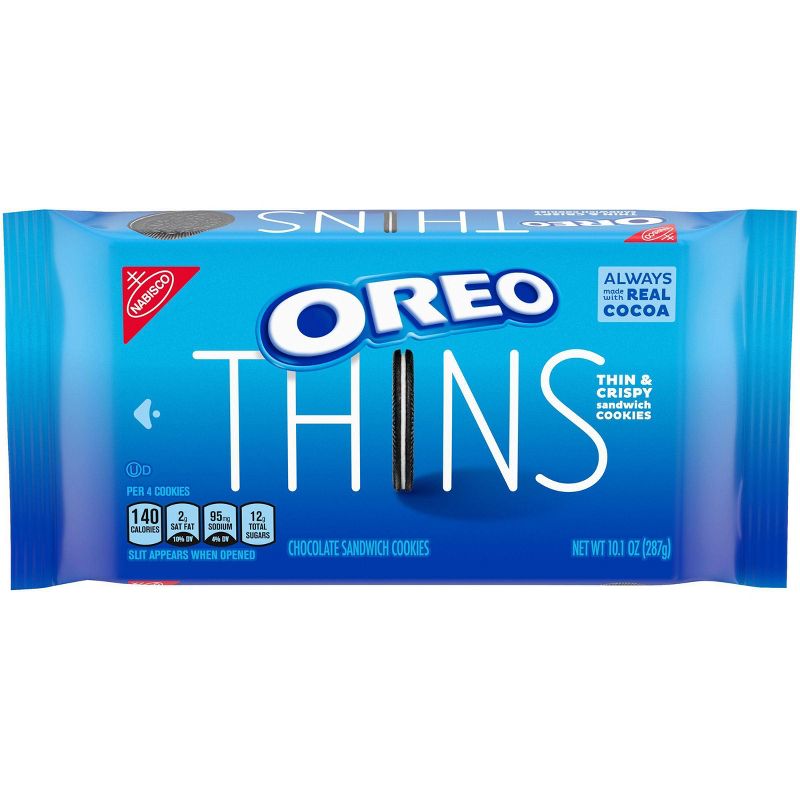 Oreo Thins Original Chocolate Sandwich Cookies - 10.1oz