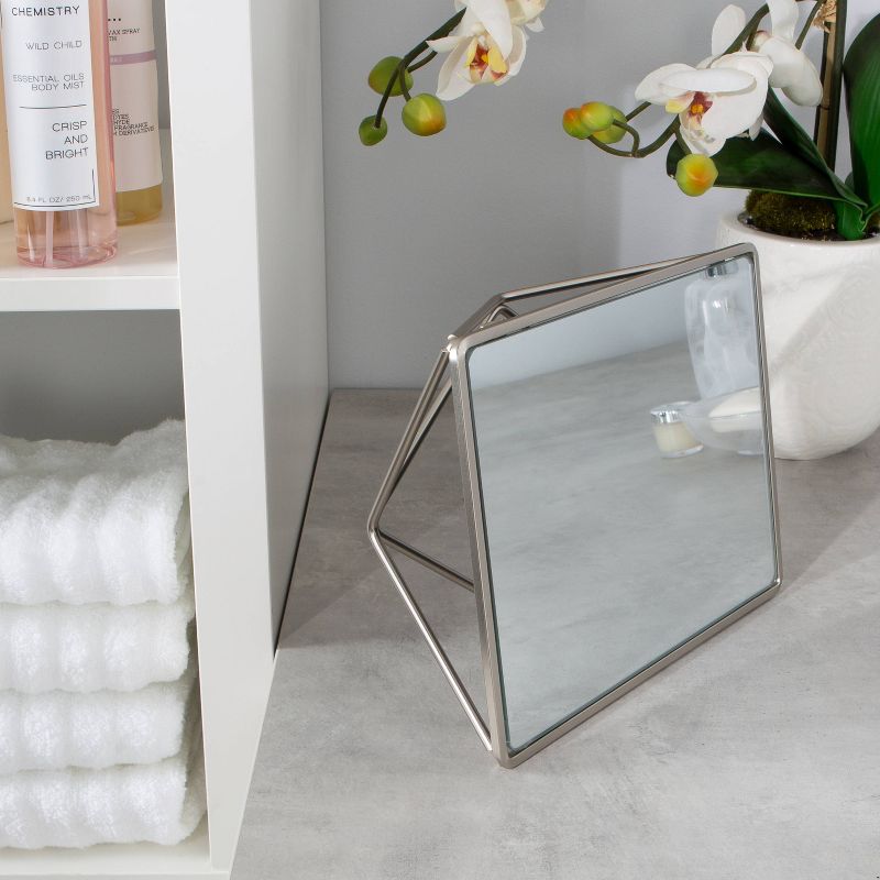 Bathroom Vanity Mirror Silver - Home Details