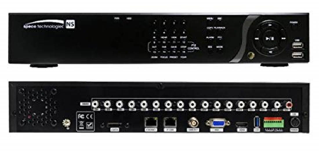 Speco N32NS9TB 32 Channel 4K Network Video Recorder, 9TB.