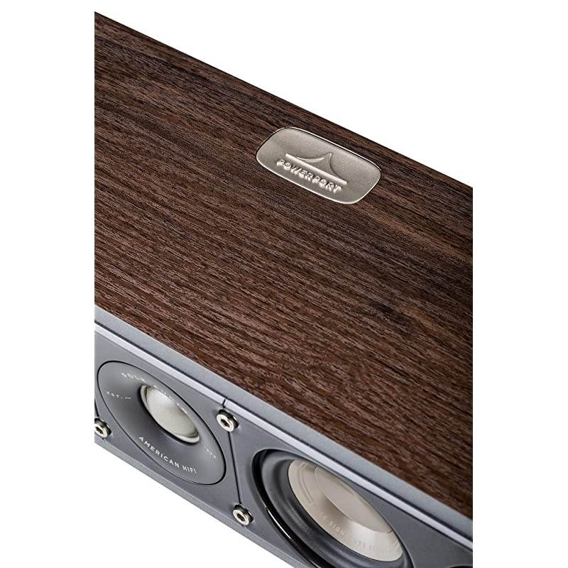 S35 Classic Brown Walnut Slim Center Speaker