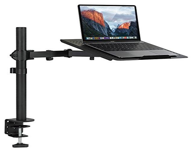 Mount-It! Laptop Desk Stand  | Fits 11"-17" Laptop Notebook Screens | Full Motion Mount