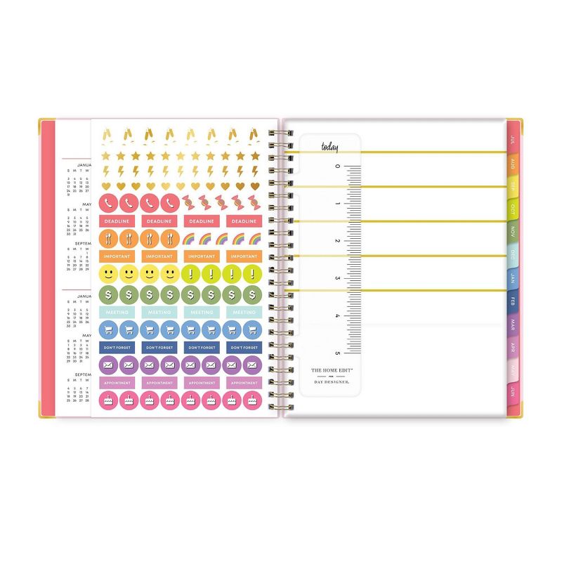 2021-22 Academic Planner 6" x 8" Hard Cover Weekly/Monthly Wirebound Sweetheart - The Home Edit