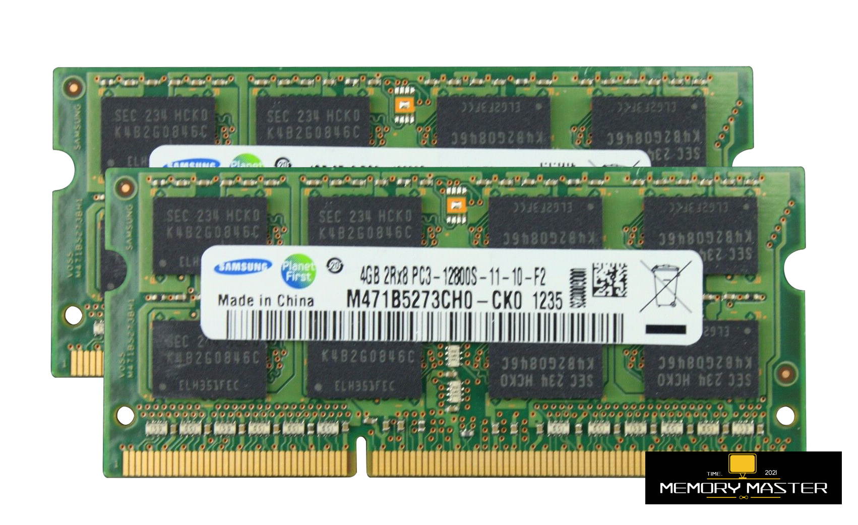 Samsung 8GB(2X4GB) 2RX8 PC3 12800S DDR3 1600MHz Ram SODIMM Notebook/Laptop Memory M471B5273CH0-CK0