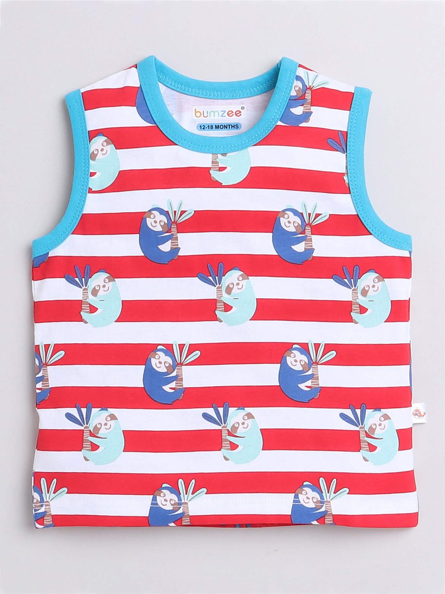 Bumzee Kids Red & Yellow Printed T-Shirt (Pack Of 2)