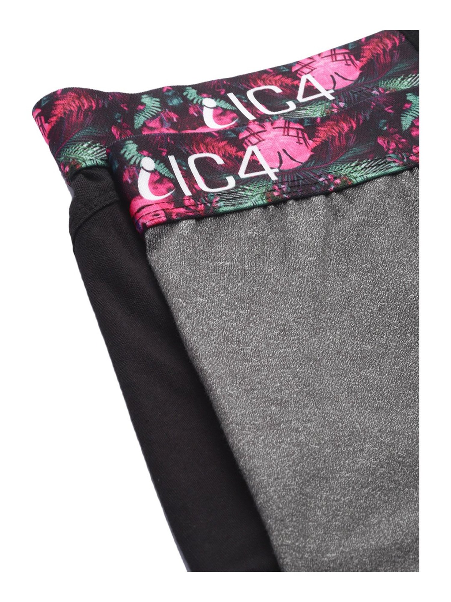 IC4 Grey & Black Trunks - Pack of 2