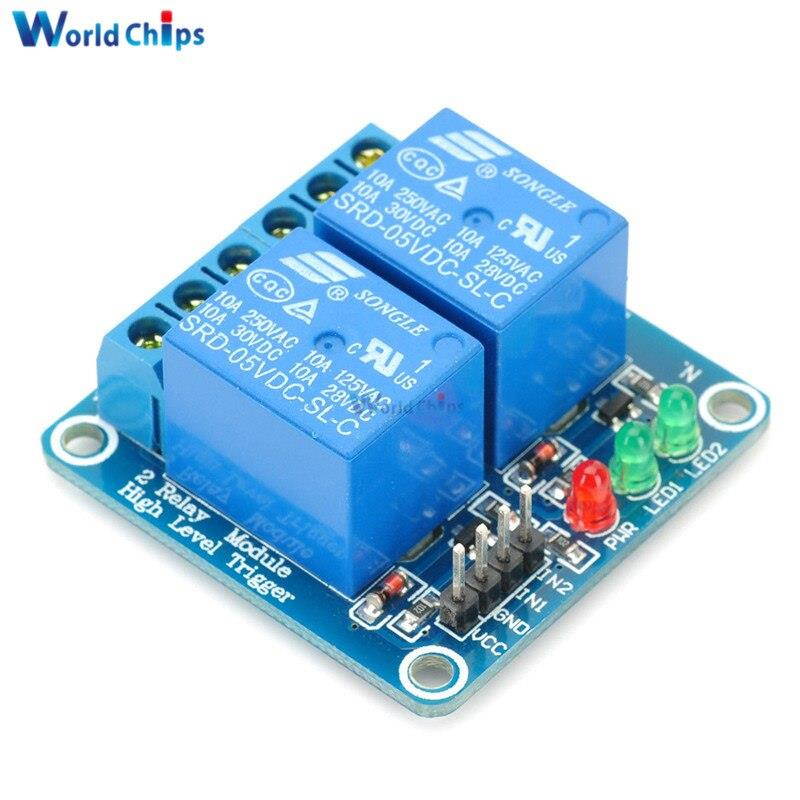 New 2 Channel 5V Relay Module for Arduino PIC ARM DSP AVR Electronic Quality In Stock