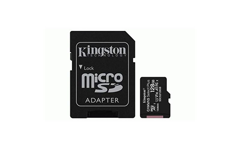 Kingston Canvas Select Plus 128 GB Class 10/UHS-I (U1) microSDXC - 100 MB/s Read