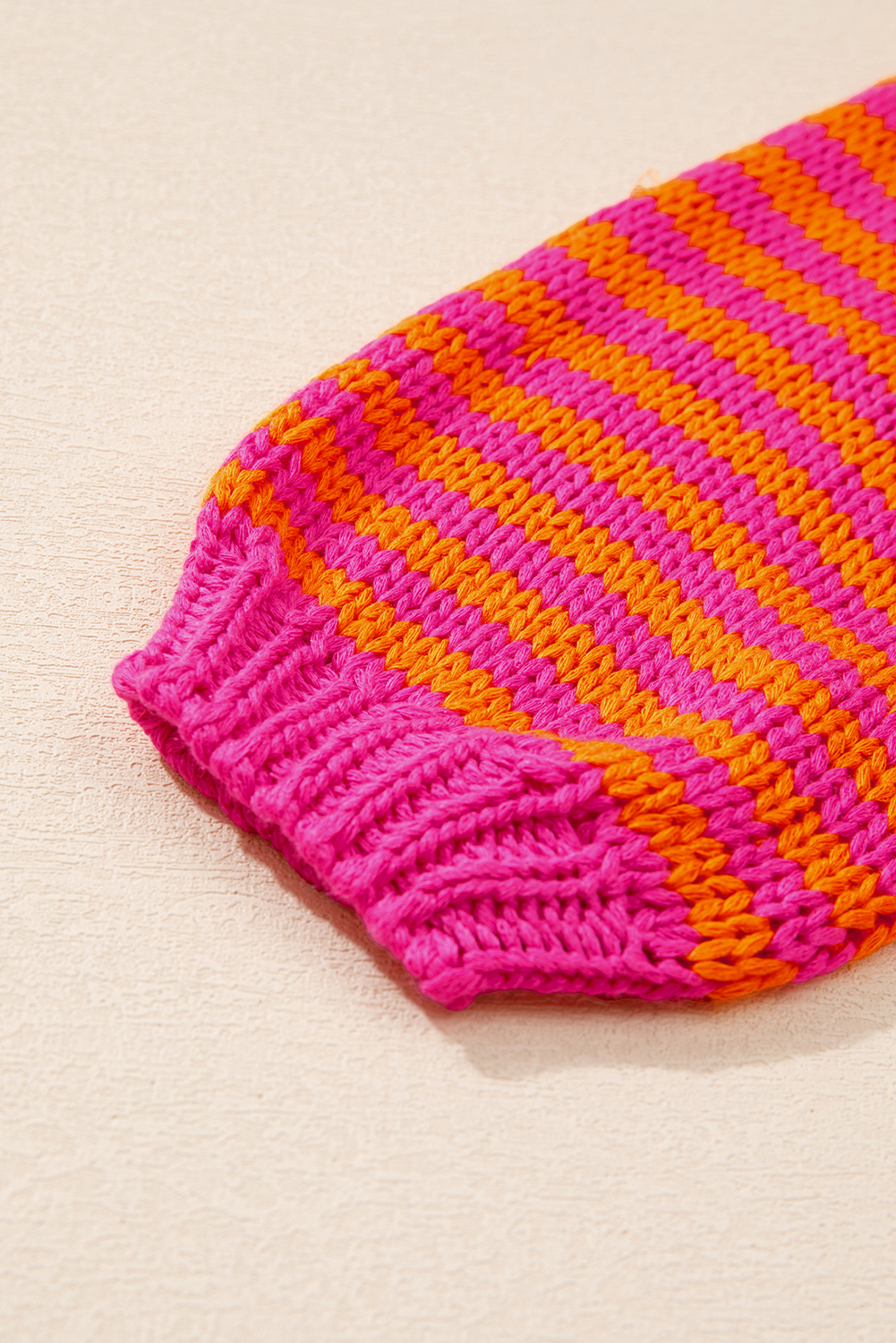 Pink Merry & Bright Pop Up Letter Waffle Knit Sweater