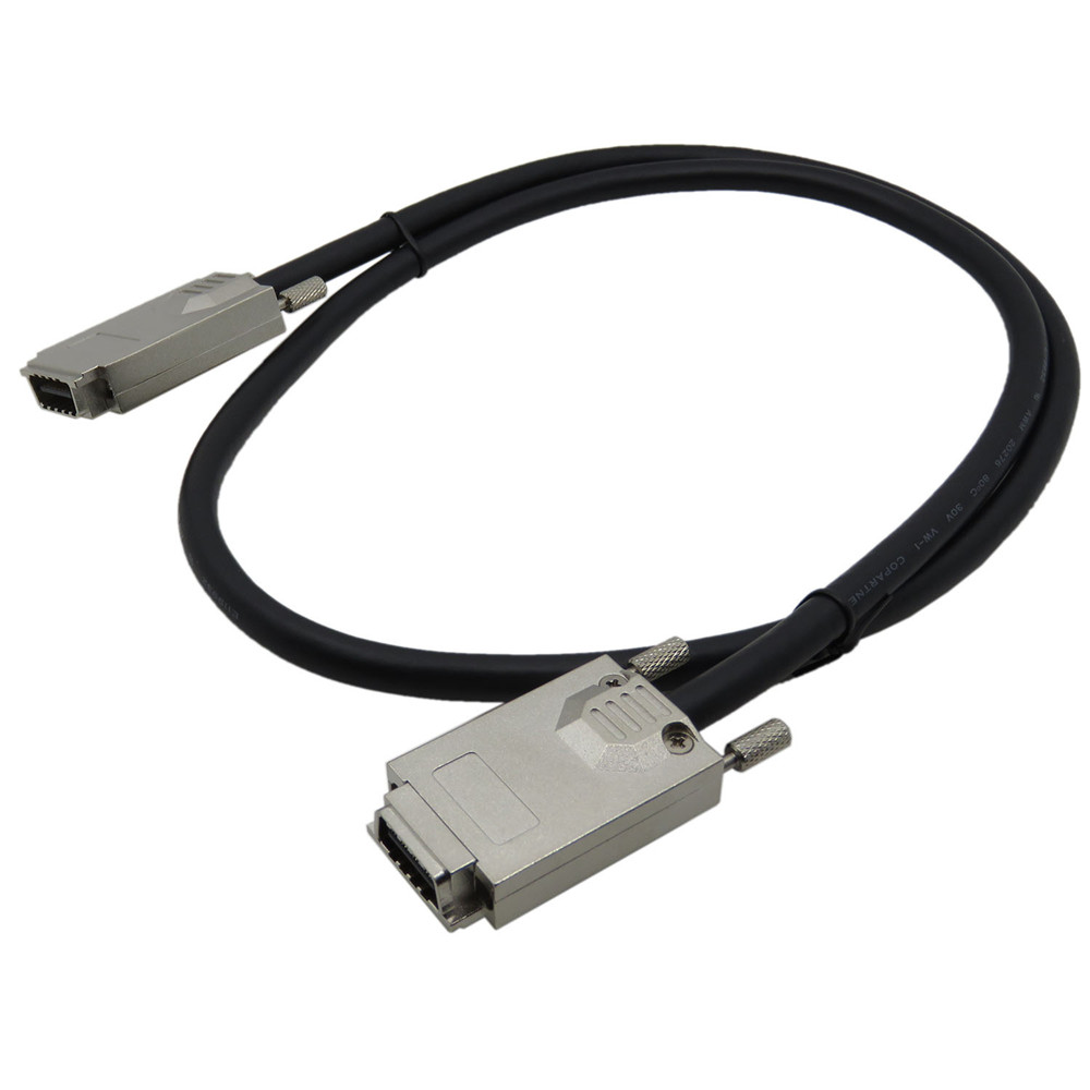 CableDeconn External Infiniband 1M Mini SAS 34 X SFF-8470 to Infiniband SFF-8470 4X Lock screw Cable