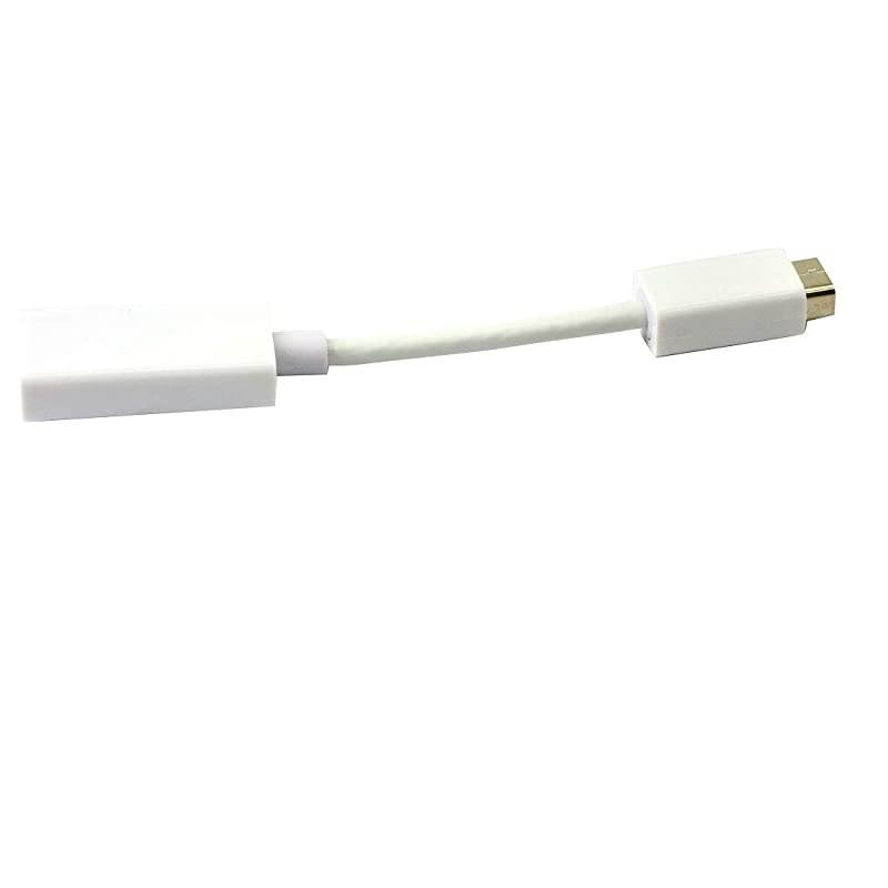 DVI to HDMI Video Adapter Compatible with Macbooks and iMacs- M/F - MacBook DVI Adapter - DVI Male to HDMI Female Cable- not DP- Request Pure Copper Cable