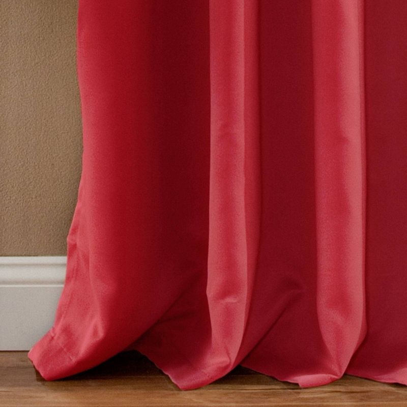 84"x52" Blackout Window Curtain Panel Pink - Triangle Home Fashions