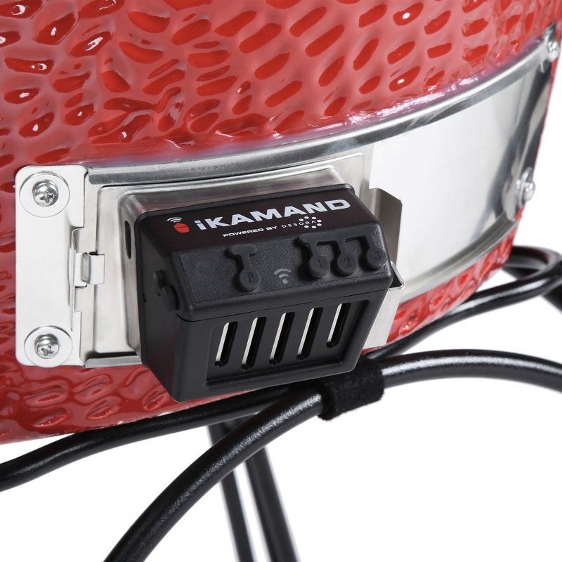 Kamado Joe High-Tech Big Joe I II and III iKamand Smart Technology Temperature Control Outside Grill Monitoring Device