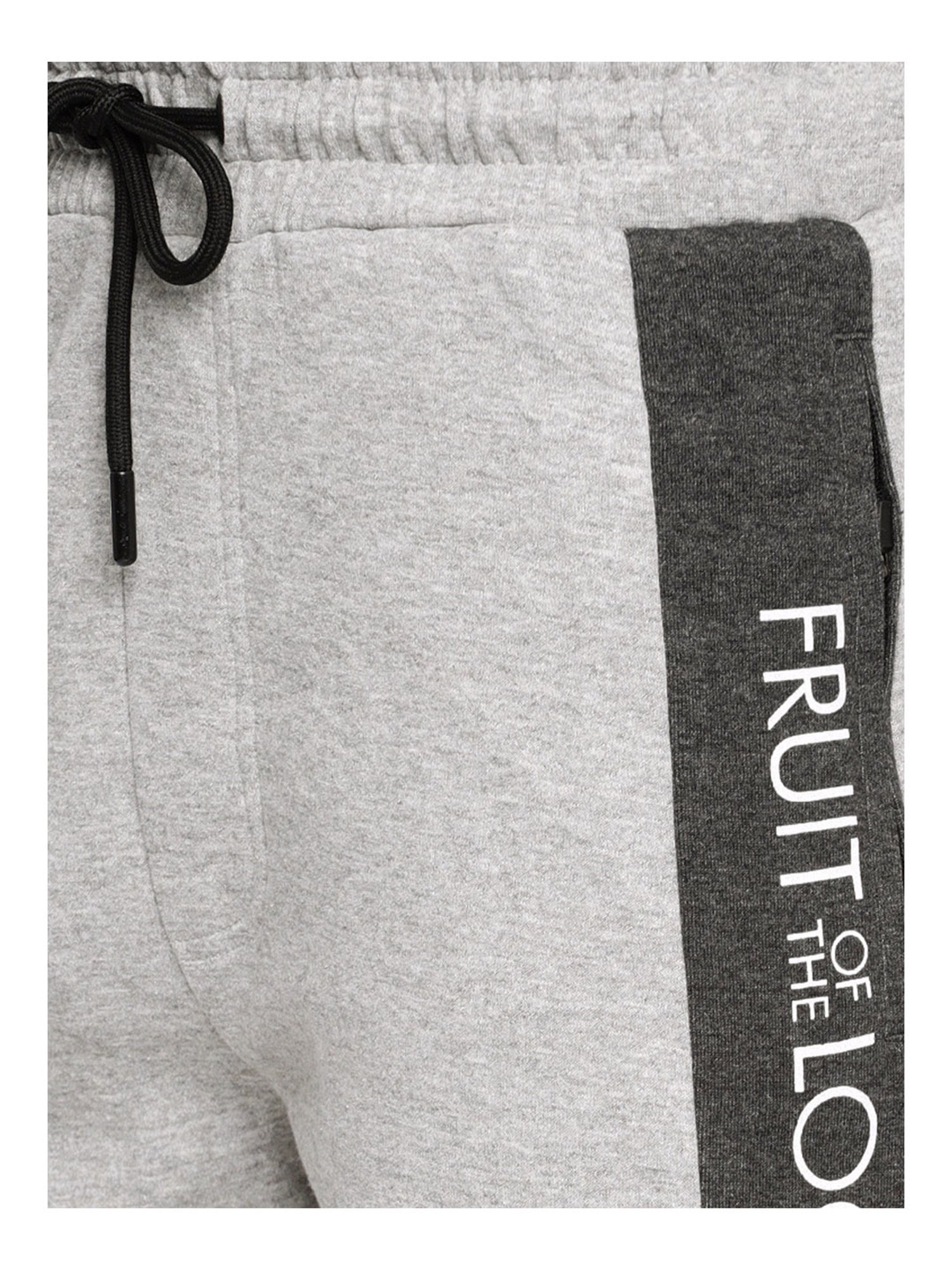 Fruit of the loom Grey Melange Regular Fit Joggers