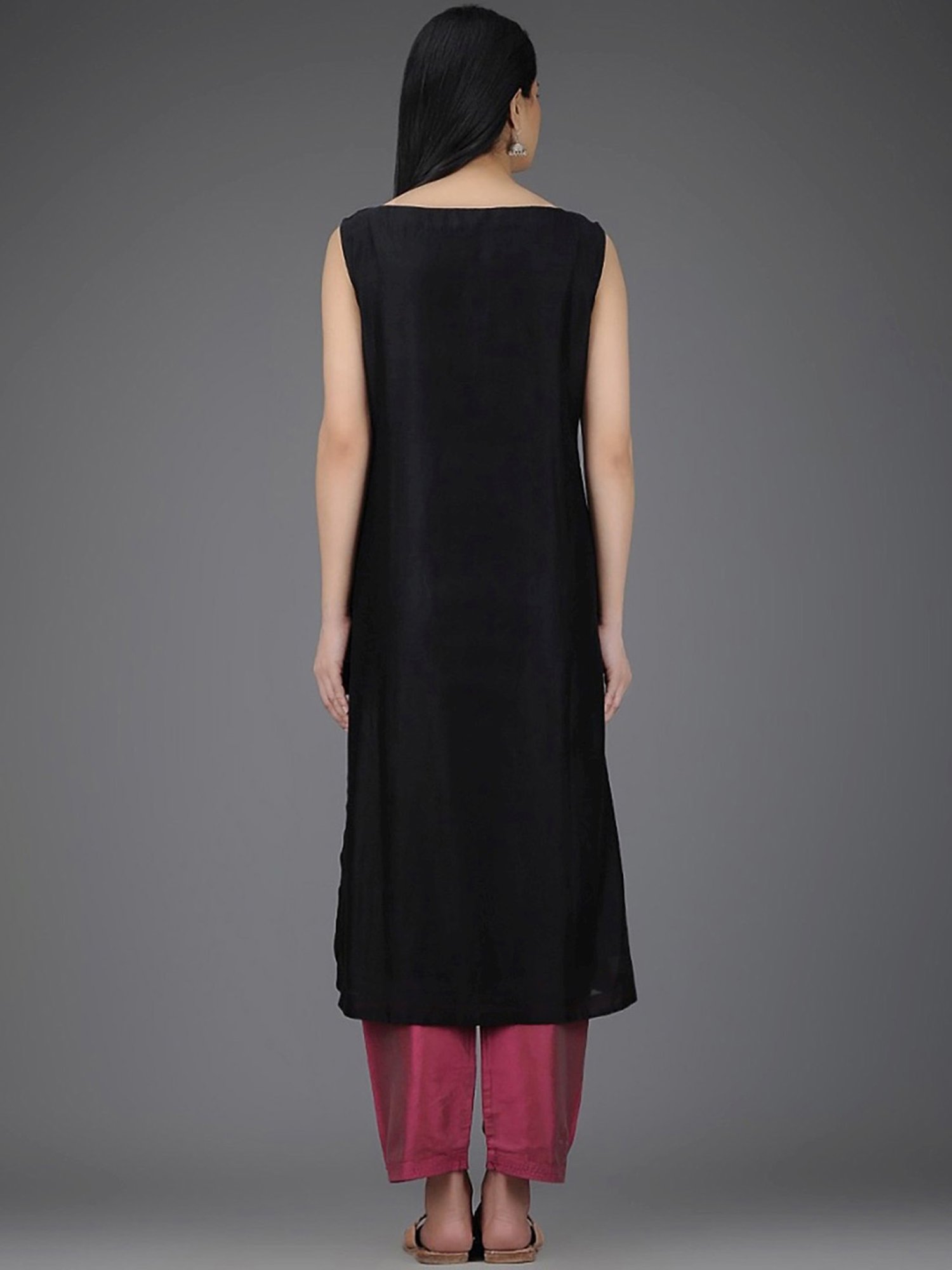 Smriti Gupta Rozanna Black Kurta