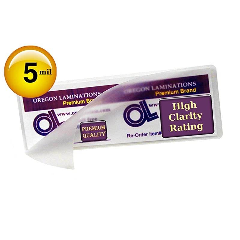 Bookmark Laminating Pouches 5 Mil Qty 100 Hot 238 x 812 Laminator Sleeves