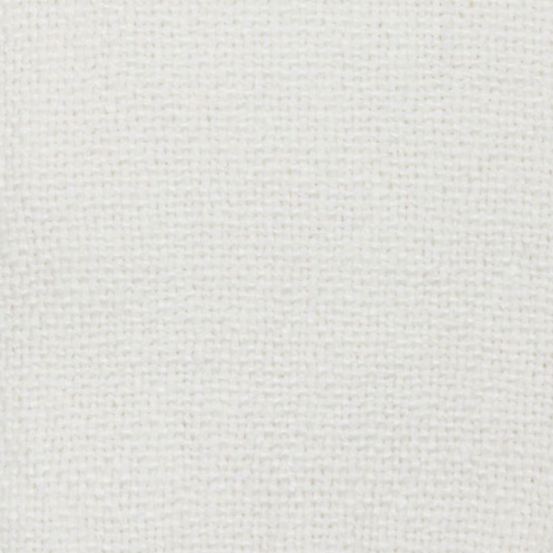 White Hand Woven 50 x 60 inch Acrylic Throw Blanket with Hand Tied Fringe  - Foreside Home & Garden