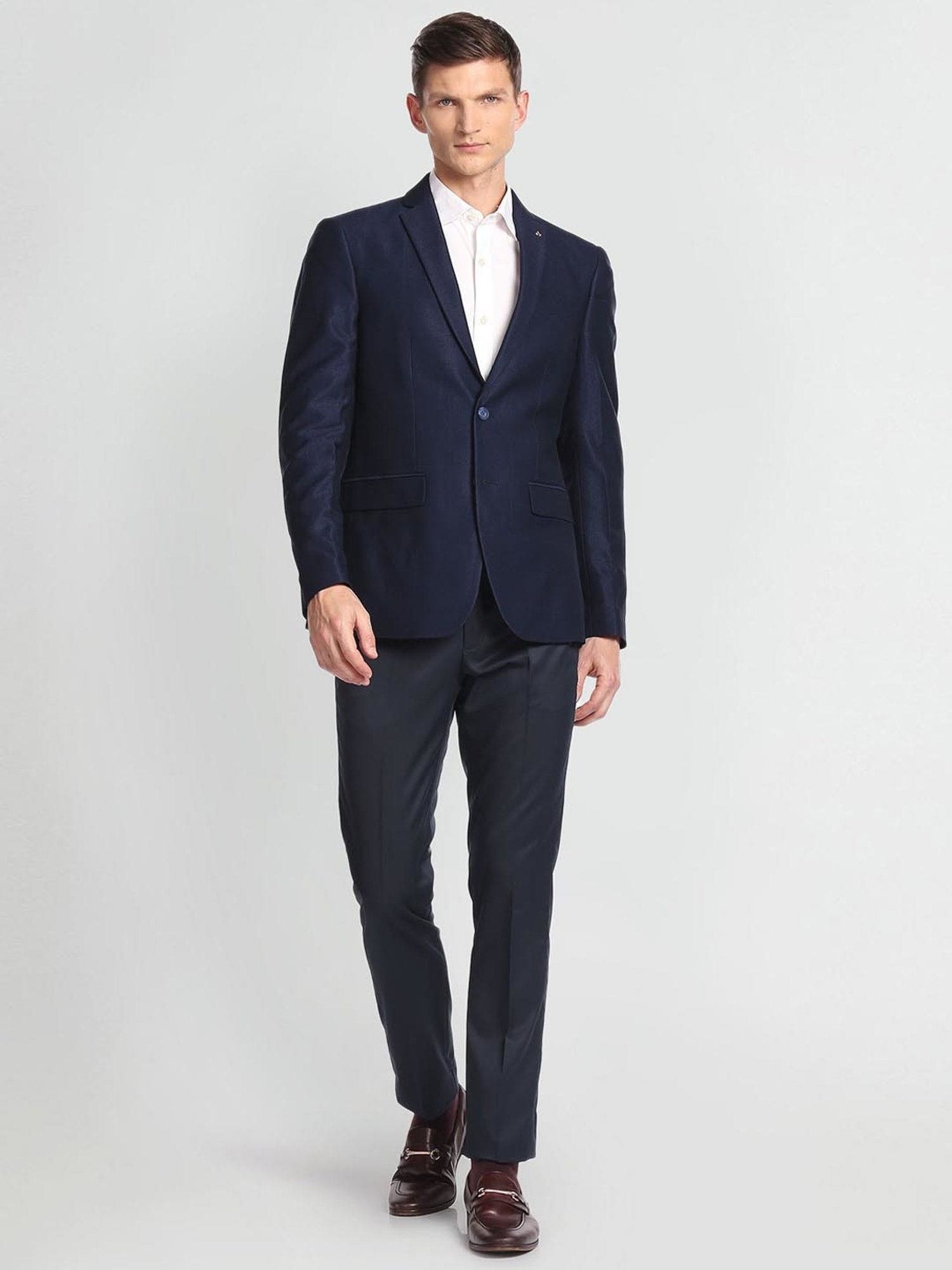 Arrow Blue Regular Fit Blazer