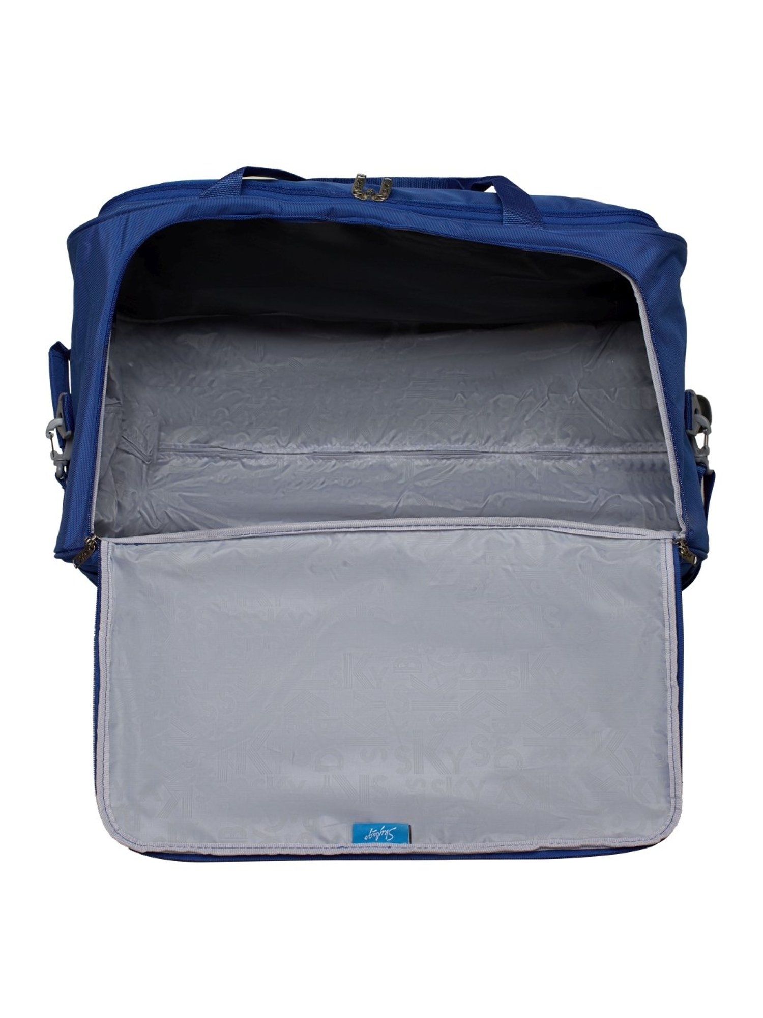 Skybags Casper Royal Blue 2 Wheel Large Soft Duffle Trolley - 67 cm