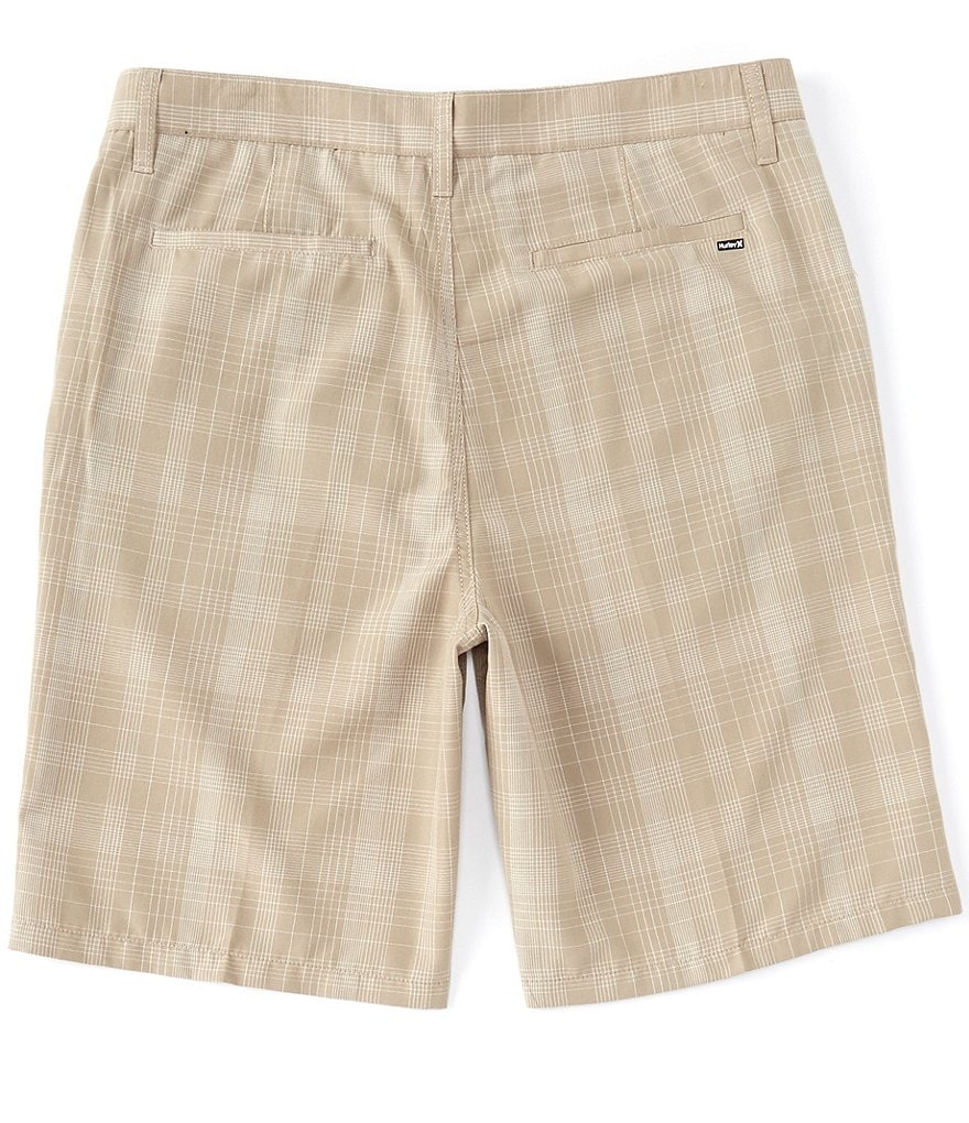 Hurley Granada Plaid 22#double; Outseam Walkshorts