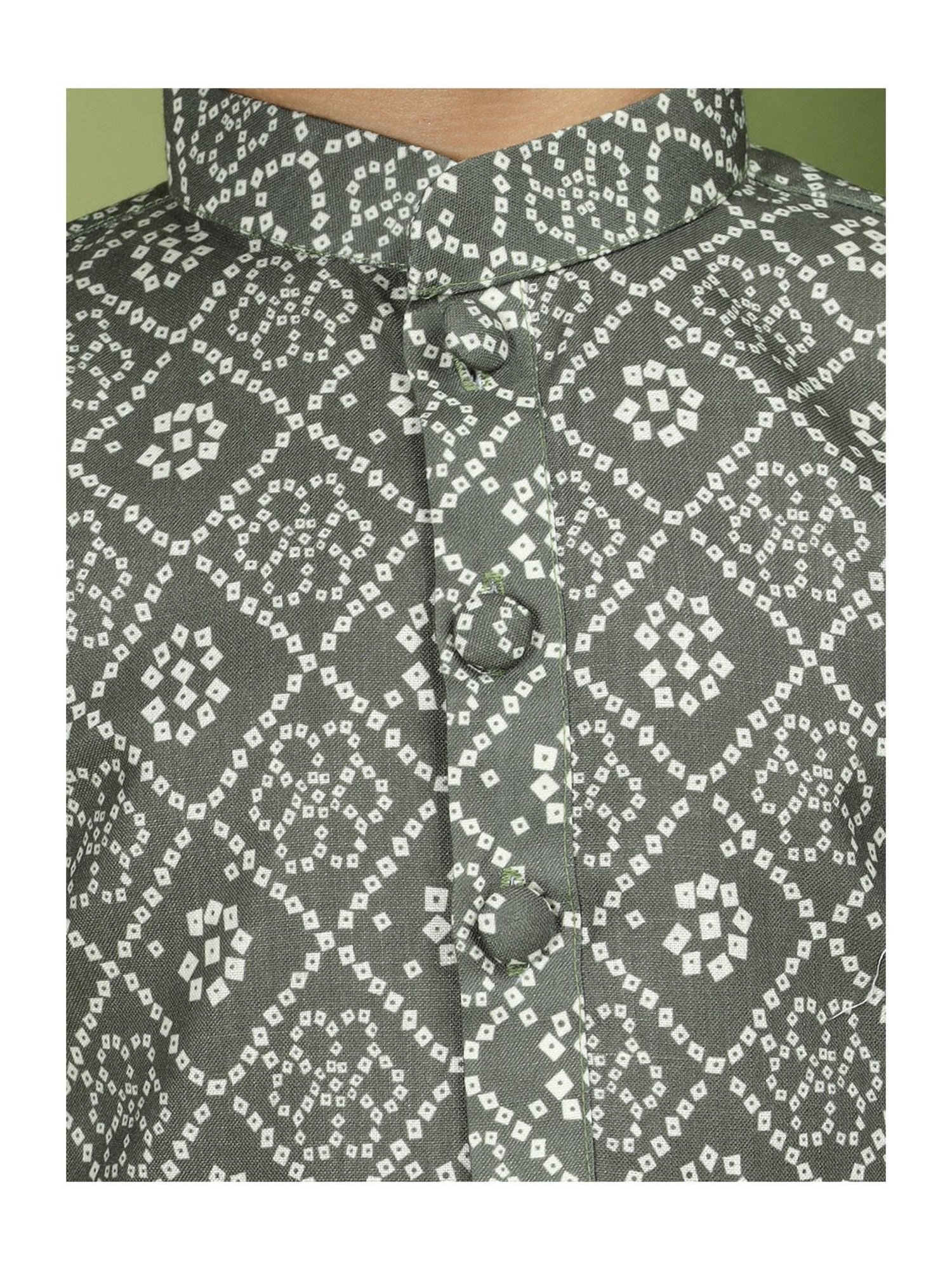 KISAH Kids Multicolor Cotton Printed Full Sleeves Kurta