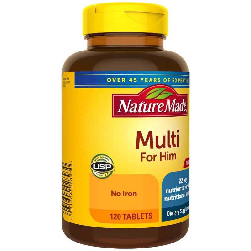 Nature Made Value Size Men's Multivitamin Tablets - 120ct