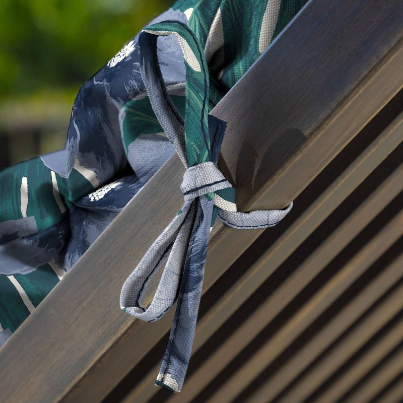 Arden Selections Garden Delight Outdoor Chaise Lounge Cushion Blue