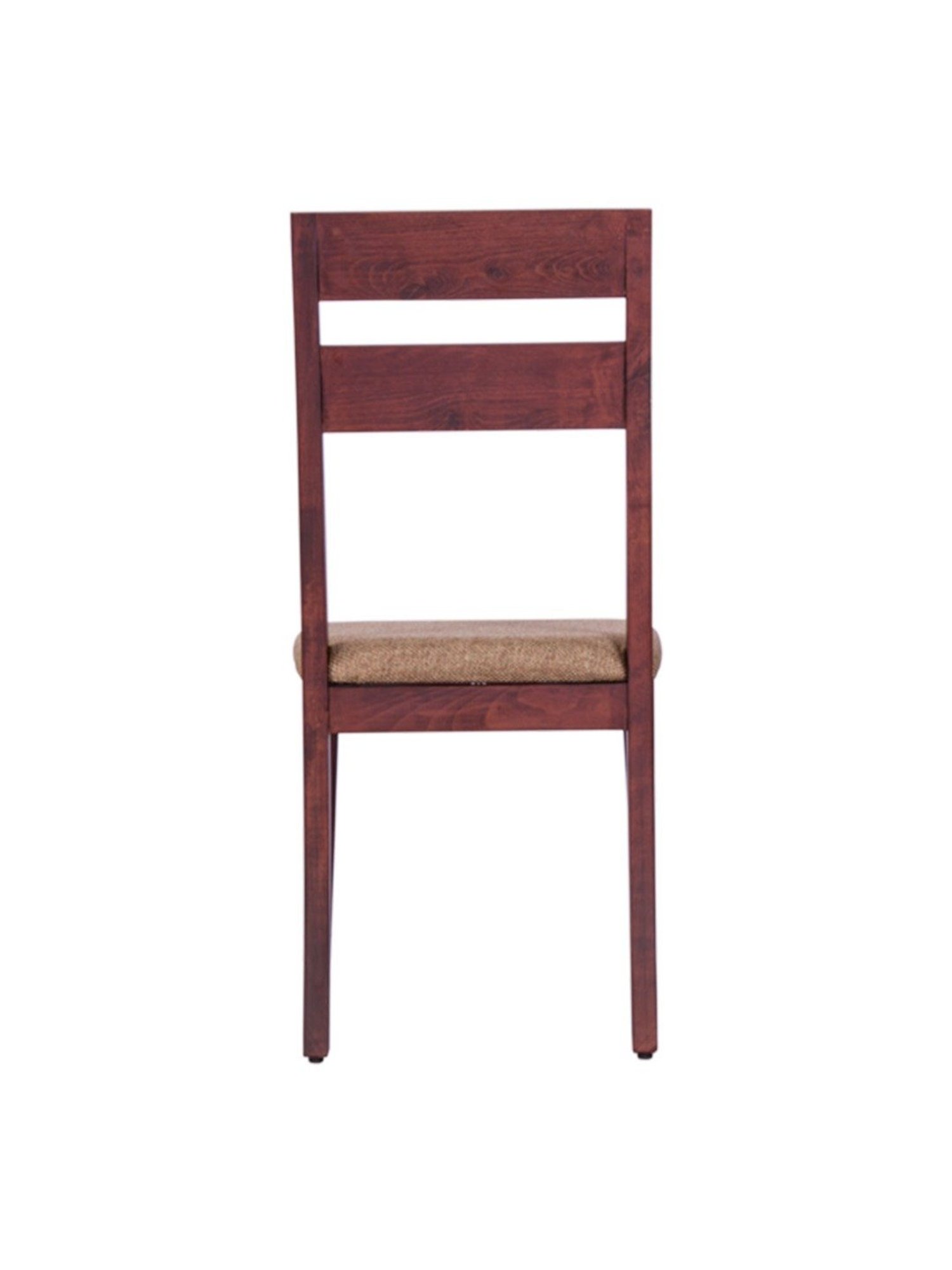 Durian Pearl Buff Beige Solid Wood & Fabric Dining Chair