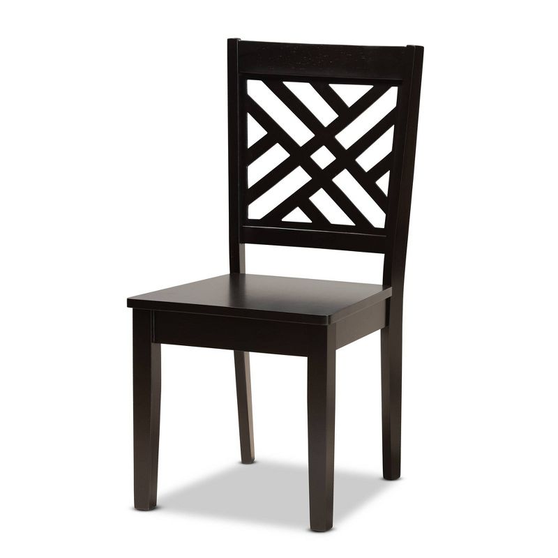 3pc Sanford Tan Wood Dining Nook Set Walnut Brown - Baxton Studio