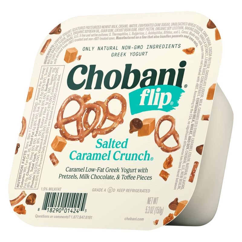 Chobani Flip Salted Caramel Low Fat Greek Yogurt - 5.3oz