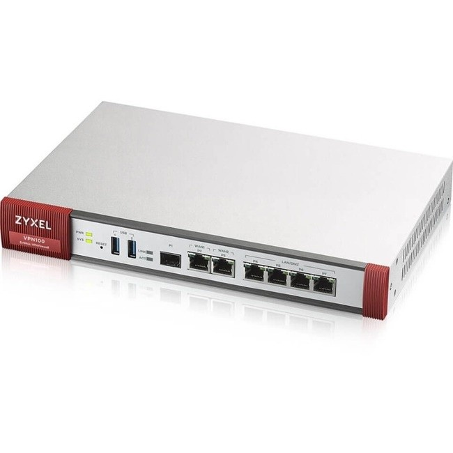 Zyxel Zywall Vpn100 Network Security/Firewall Appliance