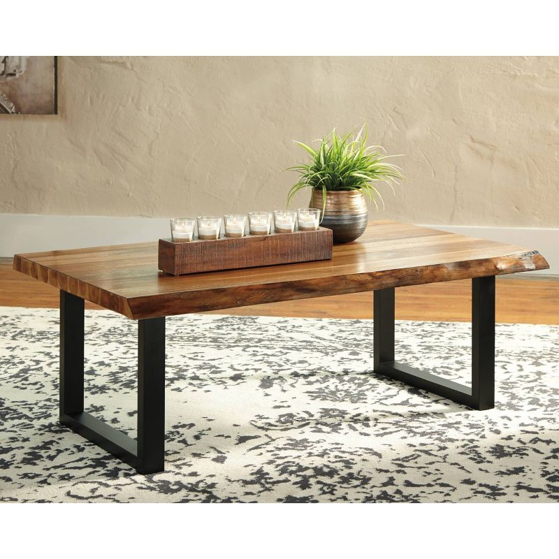 Brosward Coffee Table Black/Brown - Signature Design by Ashley