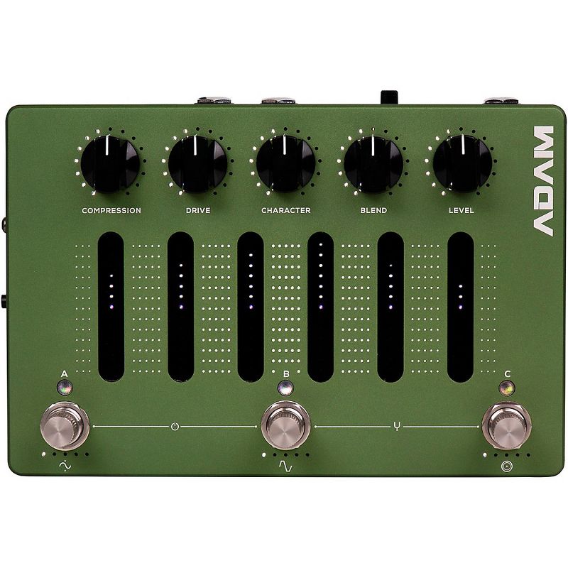 Darkglass Aggressively Distorting Advance Machine Bass Distortion Pedal Green