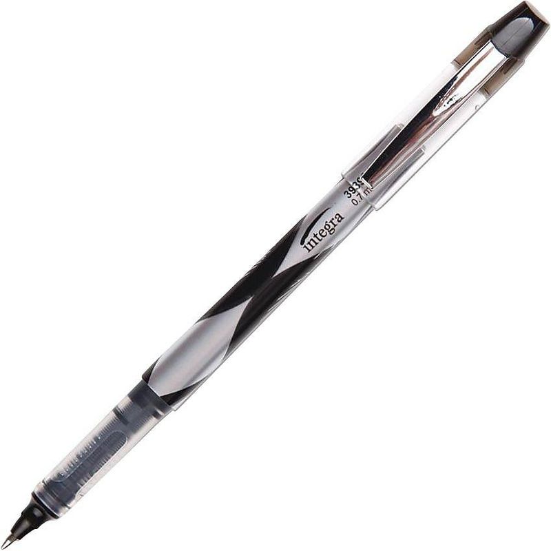 Integra Liquid Rollerball Pens 0.7 mm Black Ink/Barrel 39392